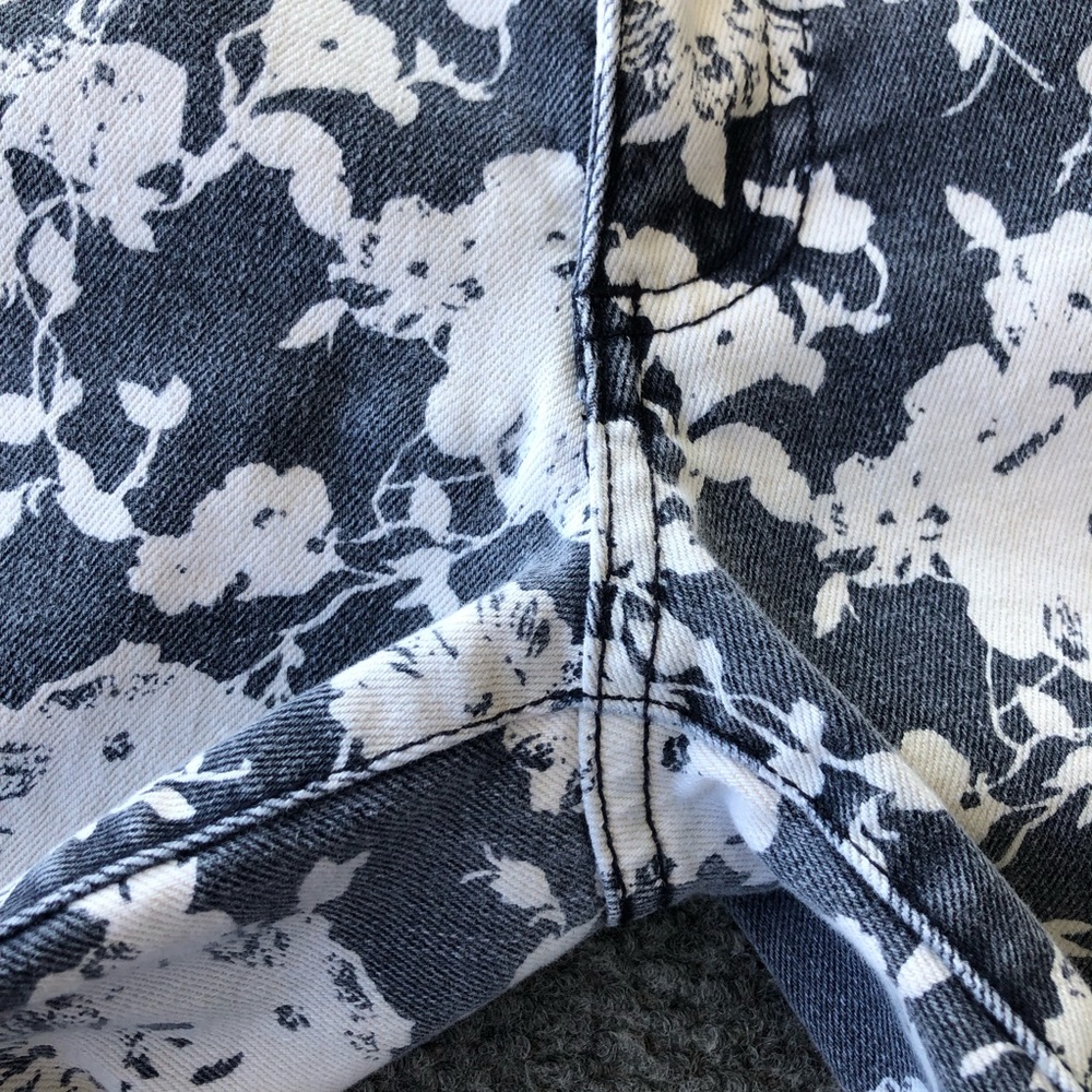 Tory Burch Alexa cropped skinny floral jeans size 27 - Picture 5 of 16